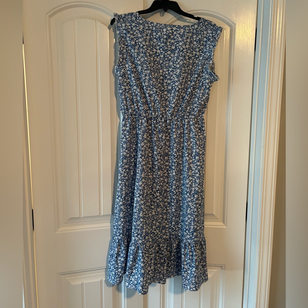 Floral Blue Dress